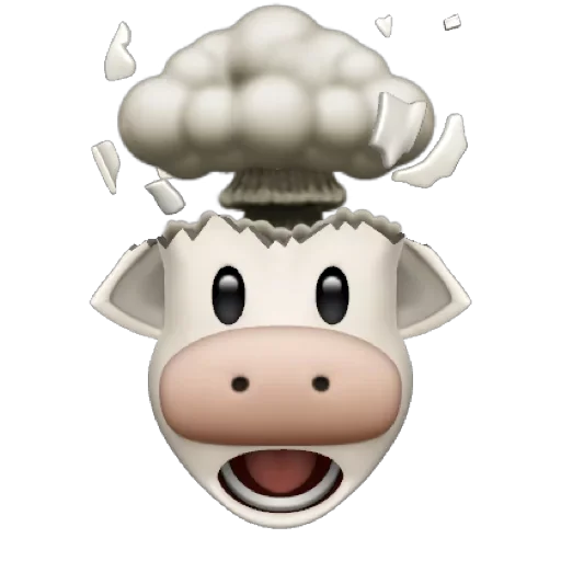🐄 Стикер «Memoji Stickers iOS 13» для Telegram