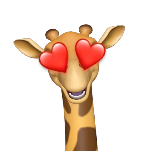 🦒 Стикер «Memoji Stickers iOS 13» для Telegram