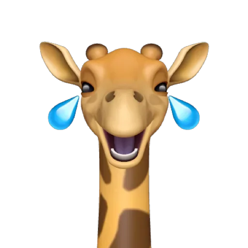 🦒 Стикер «Memoji Stickers iOS 13» для Telegram