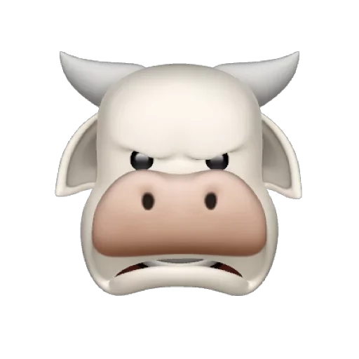 🐄 Стикер «Memoji Stickers iOS 13» для Telegram