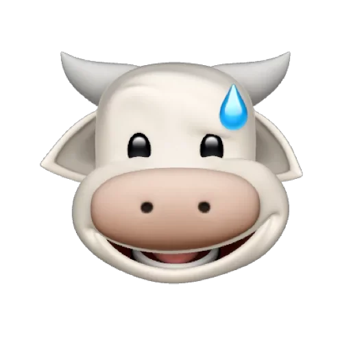 🐄 Стикер «Memoji Stickers iOS 13» для Telegram