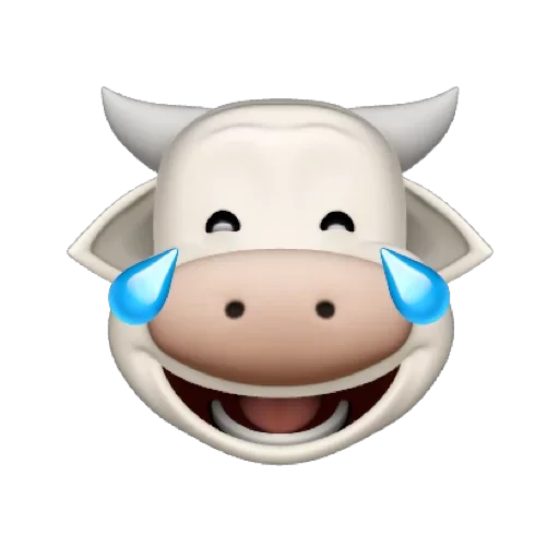🐄 Стикер «Memoji Stickers iOS 13» для Telegram