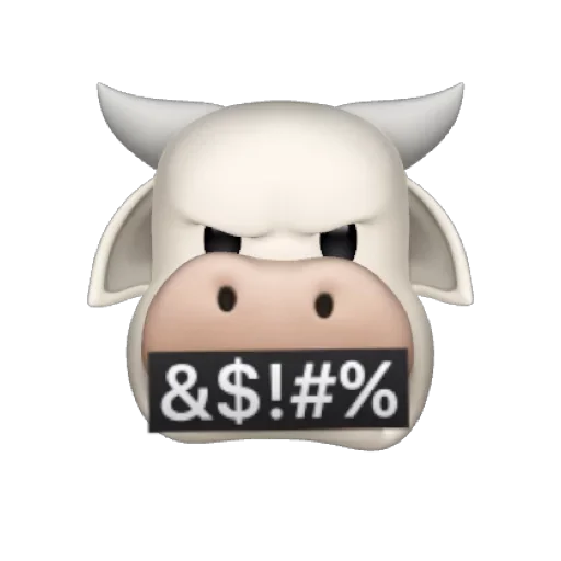 🐄 Стикер «Memoji Stickers iOS 13» для Telegram
