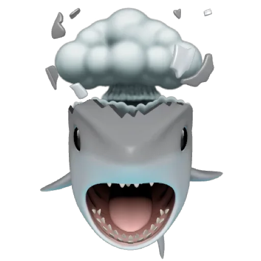 🦈 Стикер «Memoji Stickers iOS 13» для Telegram