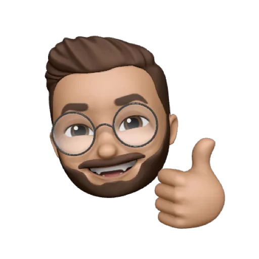 👍 Стикер «Memoji Stickers iOS 13» для Telegram