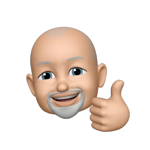 👍 Стикер «Memoji Stickers iOS 13» для Telegram