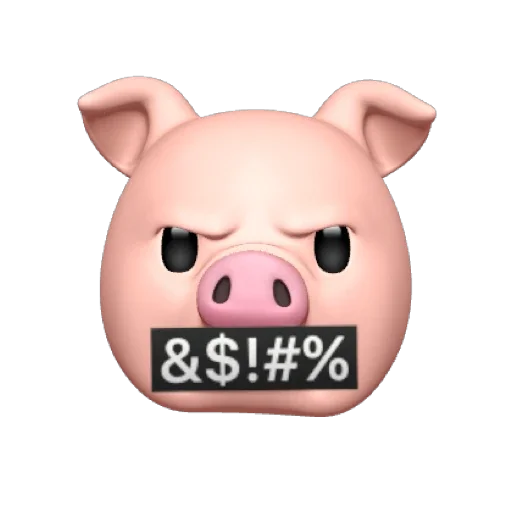 🤬 Стикер «PIG MEMOJI» для Telegram