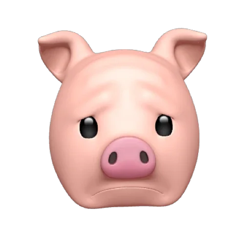 😔 Стикер «PIG MEMOJI» для Telegram