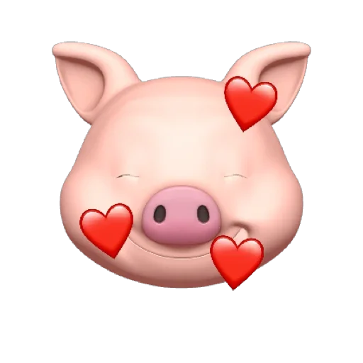 🥰 Стикер «PIG MEMOJI» для Telegram