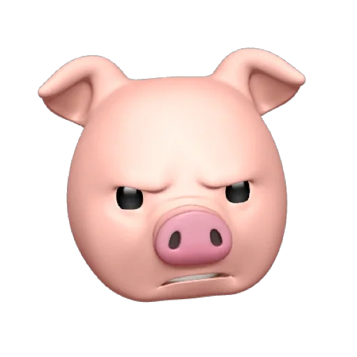 😒 Стикер «PIG MEMOJI» для Telegram