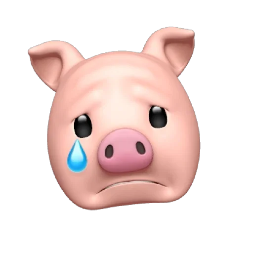 😢 Стикер «PIG MEMOJI» для Telegram