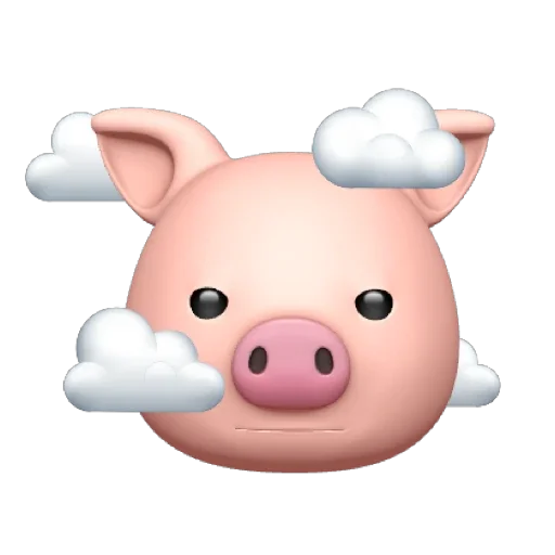 ☁️ Стикер «PIG MEMOJI» для Telegram