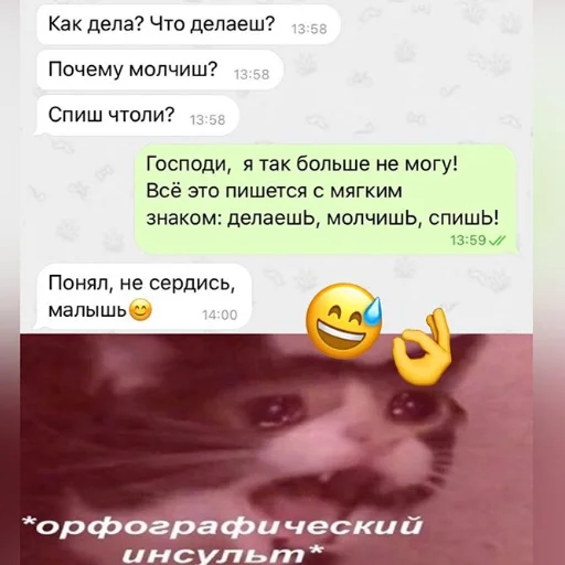 🤯 Стикер «Мемы для АуТиСтОв» для Telegram