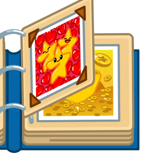 📖 Стикер «Mem Star» для Telegram