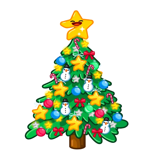 🎄 Стикер «Mem Star» для Telegram