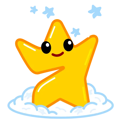 ❄️ Стикер «Mem Star» для Telegram