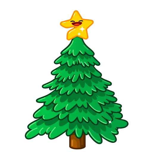 🌲 Стикер «Mem Star» для Telegram