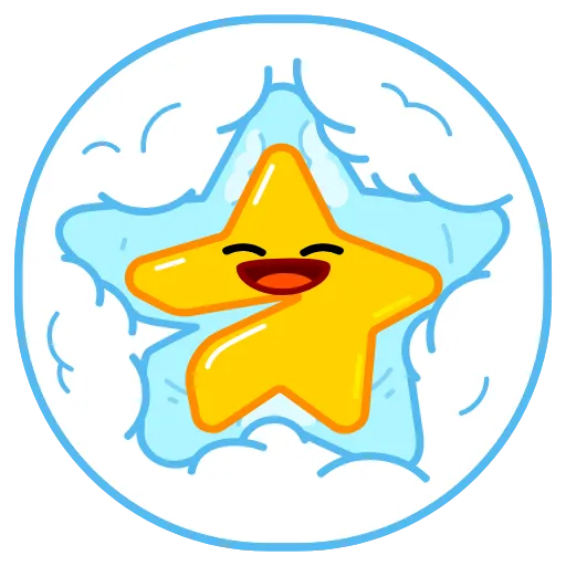 ❄️ Стикер «Mem Star» для Telegram