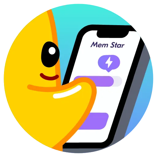 ⚡️ Стикер «Mem Star» для Telegram