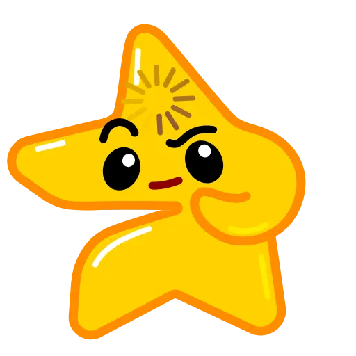 🤔 Стикер «Mem Star» для Telegram