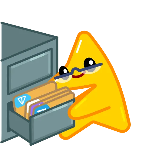 📁 Стикер «Mem Star» для Telegram