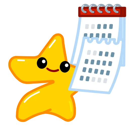 📆 Стикер «Mem Star» для Telegram
