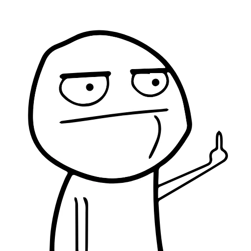 🖕 Стикер «Memes VK» для Telegram