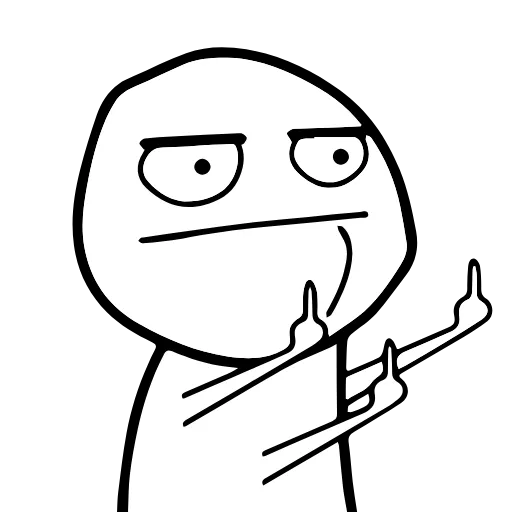 🖕 Стикер «Memes VK» для Telegram