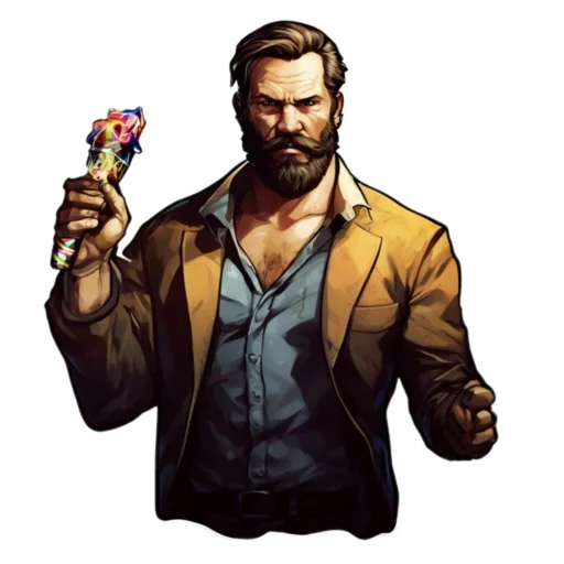 🎉 Стикер «Брутал» для Telegram
