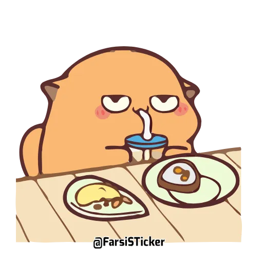 🥛 Стикер «Meng» для Telegram