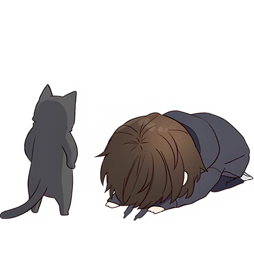 😞 Стикер «Менхера кун 10» для Telegram