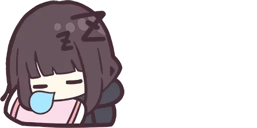😴 Стикер «Menhera chibi» для Telegram