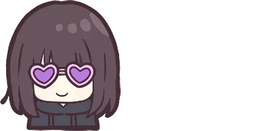 😎 Стикер «Menhera chibi» для Telegram