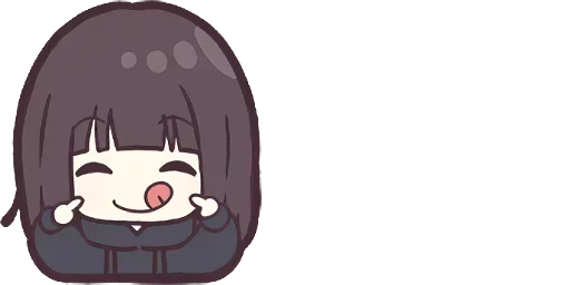 😋 Стикер «Menhera chibi» для Telegram
