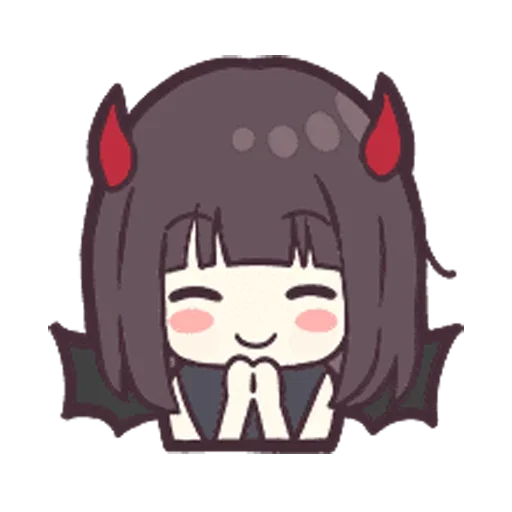 ☺️ Стикер «Menhera chibi» для Telegram