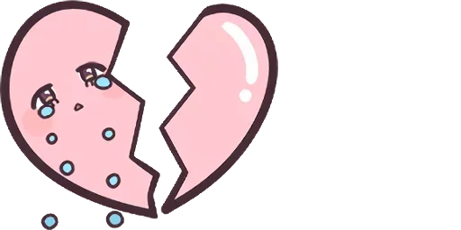 💔 Стикер «Menhera chibi» для Telegram