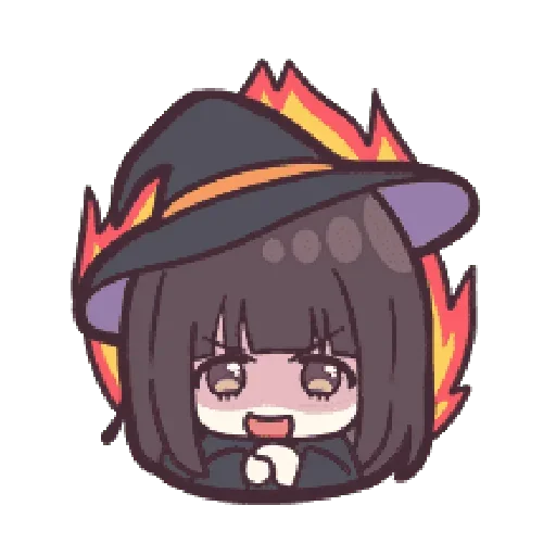 😈 Стикер «Menhera chibi» для Telegram