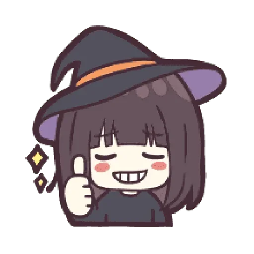 👍 Стикер «Menhera chibi» для Telegram