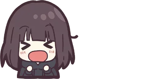 😆 Стикер «Menhera chibi» для Telegram