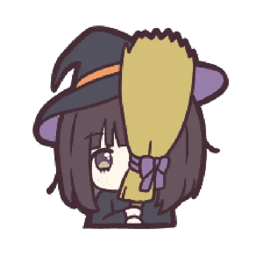 👀 Стикер «Menhera chibi» для Telegram