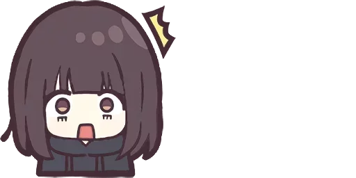 😳 Стикер «Menhera chibi» для Telegram