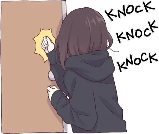 😒 Стикер «Menhera-chan» для Telegram