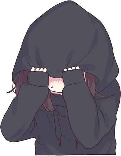 😞 Стикер «Menhera-chan» для Telegram