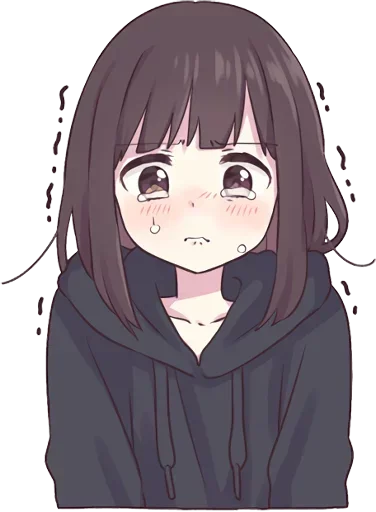 😳 Стикер «Menhera-chan» для Telegram