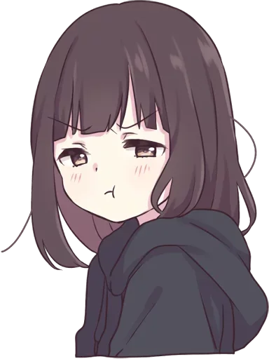 😒 Стикер «Menhera-chan» для Telegram