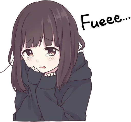 😰 Стикер «Menhera-chan» для Telegram