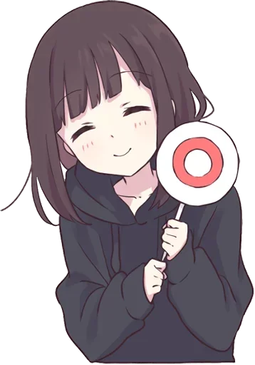 😌 Стикер «Menhera-chan» для Telegram