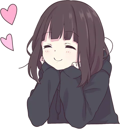 😊 Стикер «Menhera-chan» для Telegram