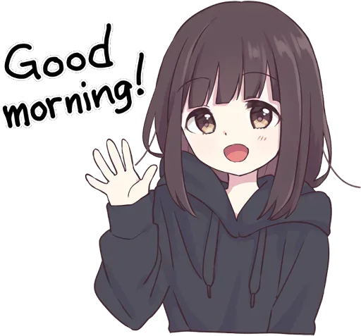 🌅 Стикер «Menhera-chan» для Telegram