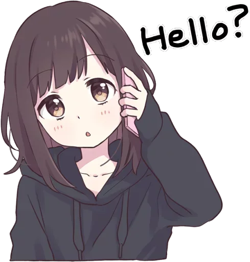 👋 Стикер «Menhera-chan» для Telegram